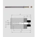 Fischer TASSELLO IN NYLON CON VITE - Modello  N6 - 80 - Confezione Pz. 37 - Thumbnail 1
