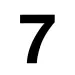 Carattere adesivo "7" - Thumbnail 1