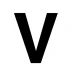 Carattere adesivo "v" - Thumbnail 1