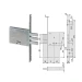 Serratura da infilare a doppia mappa cisa 57030 - Thumbnail 1