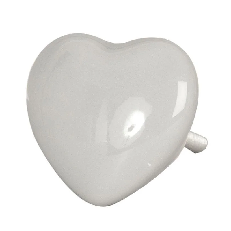 Pomello per porta a cuore - cm.4x4h