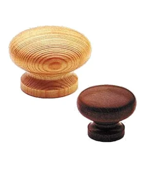Pomolo in legno a vite art.71