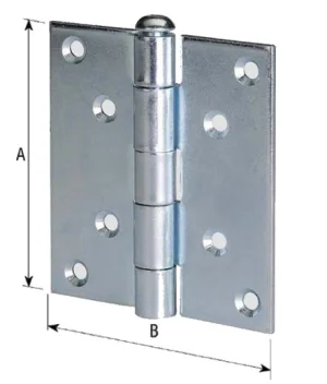 Cerniera americana pesante perno unico a levare a.127 – Zn 127-2" X2