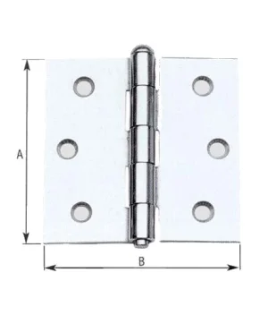 Cerniera extra pesante a.124
