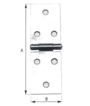 Cerniera lunga a.122 – Inox Art Cm 8