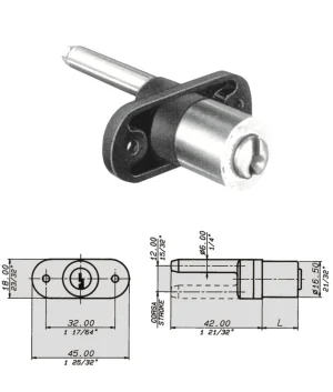 Cilindro per chiusura multipla meroni a.2133