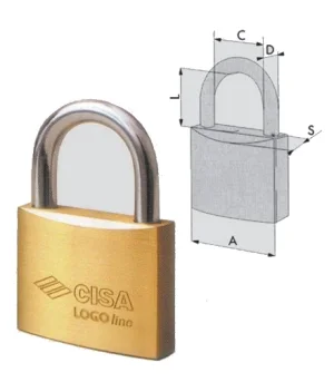 Lucchetto logo cisa 21010