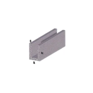 Profilo canalino "u" – 8x 8x1 Mt2 Arg