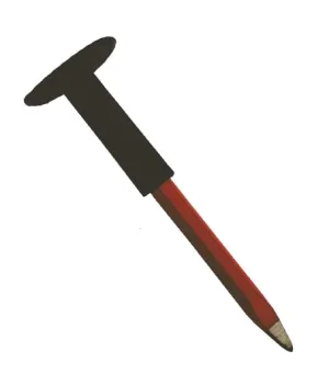 Scalpello da muratore con paramano