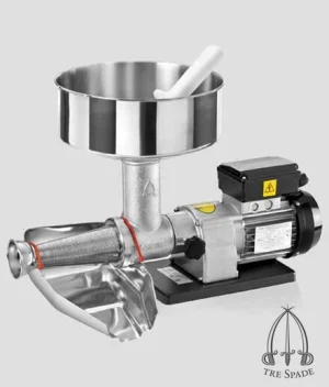 Spremipomodoro elettrico med-junior inox tre spade