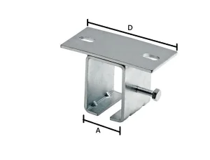 Supporto soffitto per binario 24 comunello
